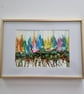 (49) Abstract Alcohol Inks, "Airy, Fairy Garden" - Image 1