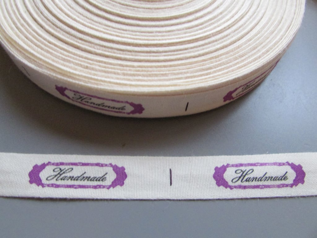 Handmade 1.5cm Cotton Ribbon x 1 metre for cake decoration bows etc....