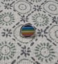 Queer Flag Pin - Pride Themed Pin - Small Resin Topped Pin Badge - LGBTQ