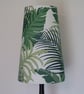 Tall Sanderson's Manila Discovery Fabric covered Lampshade   - Image 2