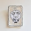 Special Order for Sherry - 'Baa' Sheep - Brooch