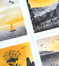 Summer Sunshine Pack of 4 Greeting Cards - Image 8