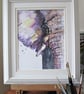Elephant Portrait Painting. Original Watercolour - Image 2