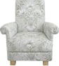 Laura Ashley Parterre Sage Green Fabric Adult Chair Armchair Floral Accent Small - Image 1