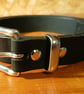 Handcrafted Lyveden Leather Belt with Chrome Buckle 