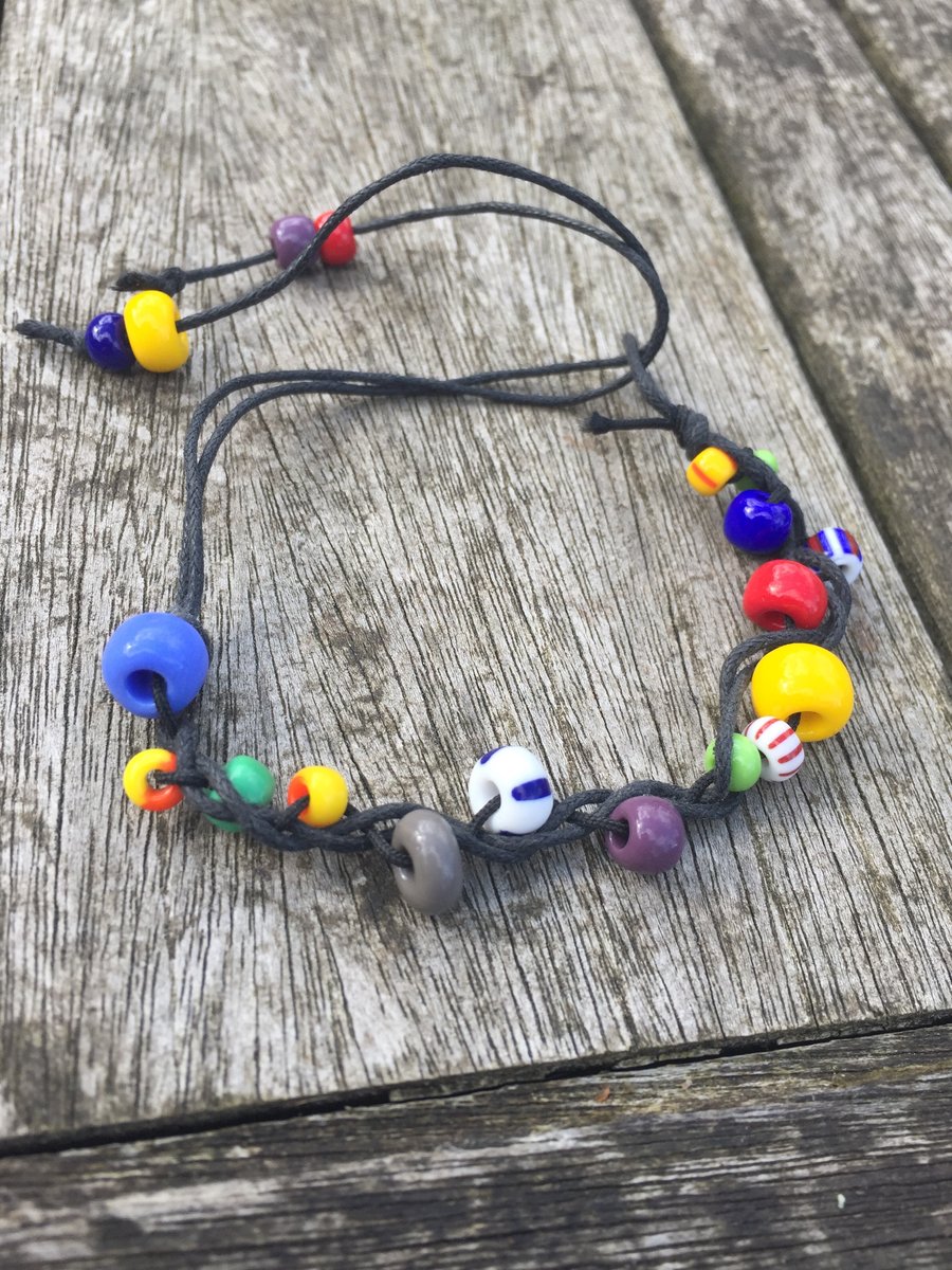 Summer sunshine beaded bracelet