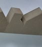MDF house shapes, blank templates of a terrace of cottages & houses crafting. - Image 1