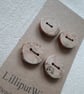 Set of Four Beachcombed Buttons - Image 1