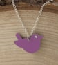 Anodised aluminium, Tiny Wren necklace - Image 4