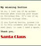 Santa's Missing Button, Christmas activity decoration, can be personalised - Image 2