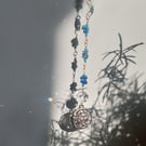 Celestial Purple and Blue Suncatcher Wall Hanging Decoration