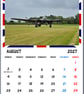 2027 Calendar British WW2 Aeroplanes A4 Size Wall Hanging  - Image 3