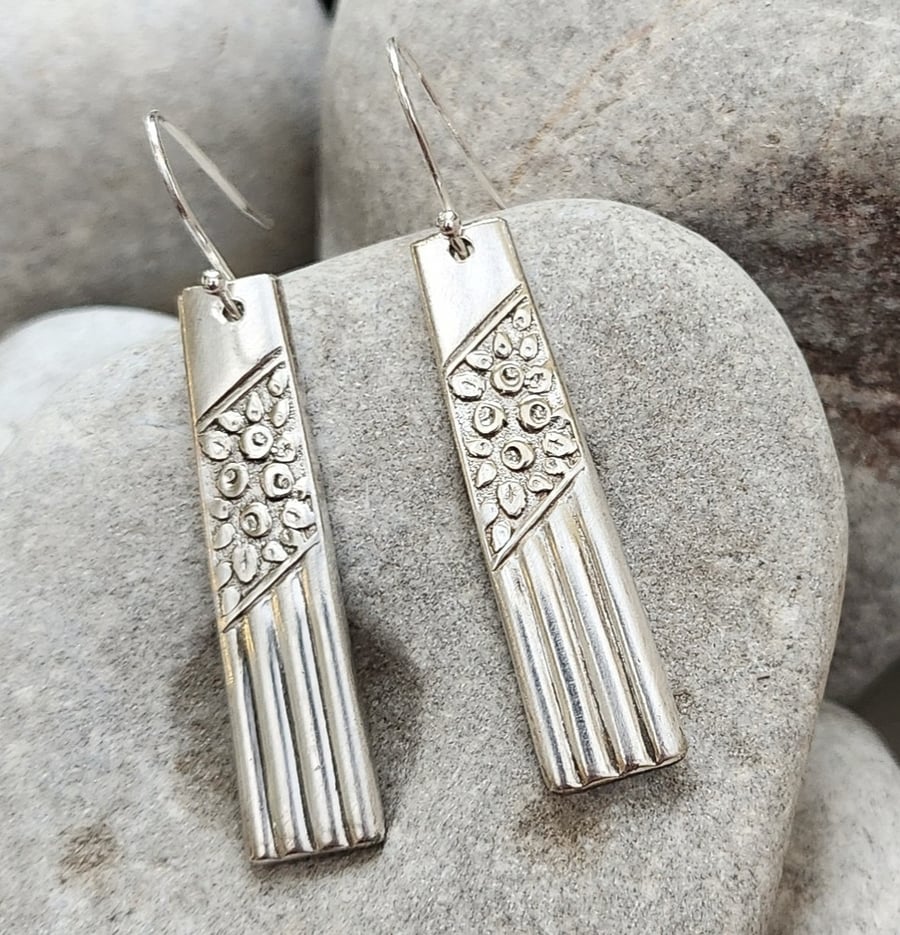 Upcycled coffee spoon earrings (Arthur Price Arden range) - Cutlery Collection