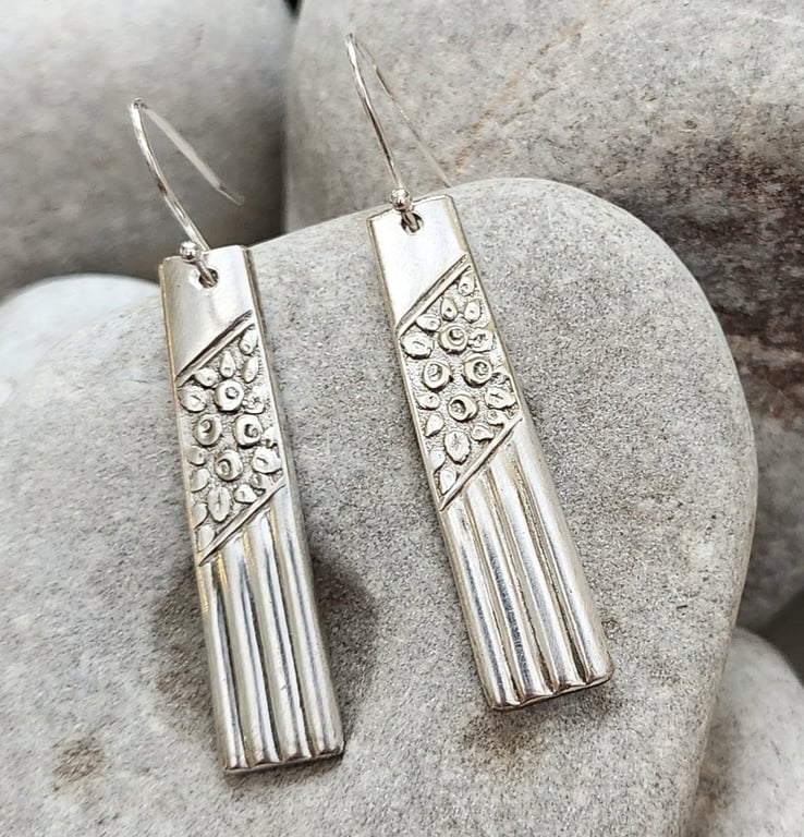 Upcycled coffee spoon earrings (Arthur Price Arden range) - Cutlery Collection