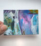 ACEO Original Painting Blue Lace Series Entry Level Collection