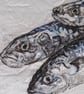 A Mackerel Muddle Textile Artwork - Image 2