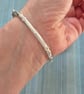 Spiral Sterling Silver Boho Style Bracelet, Bangles  - Image 4