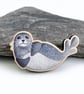 Seal Fridge Magnet - Maple Wood Magnet - Seaside Kitchen Coastal Decor
