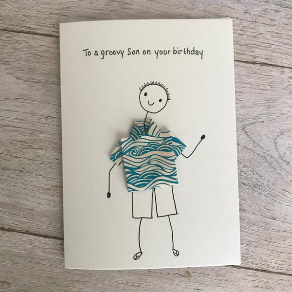 Son birthday card