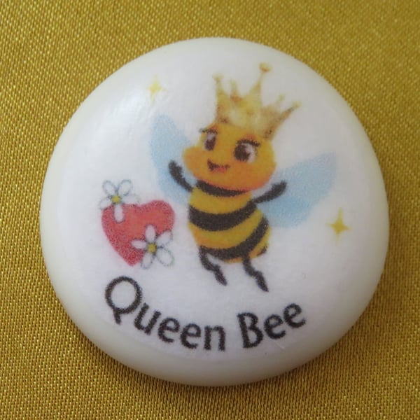 Queen Bee Positive Pocket Pebble 
