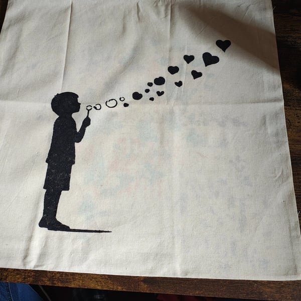 Hand painted tote bags 