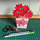 Handmade 3D Flower Pot Card