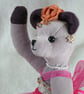 Rose, a 10" ballerina collectable bear with tutu - Image 5