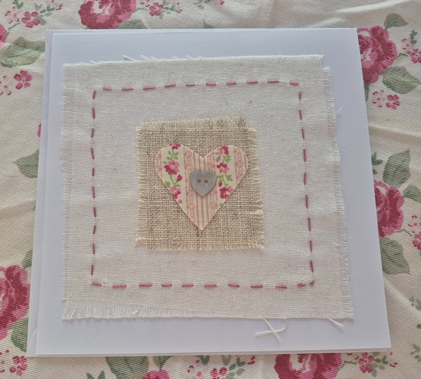 Handmade blank card 