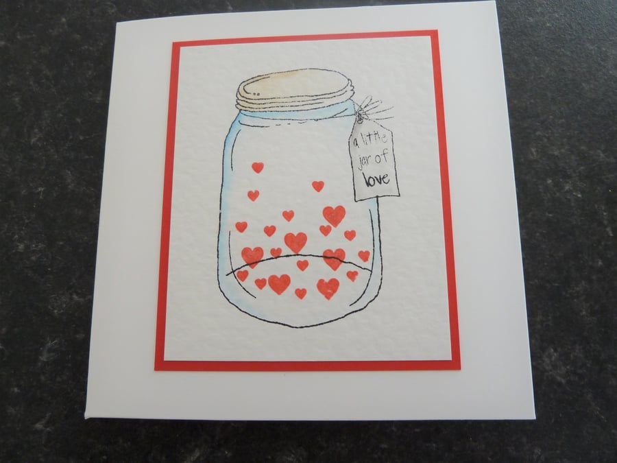 little jar of love card