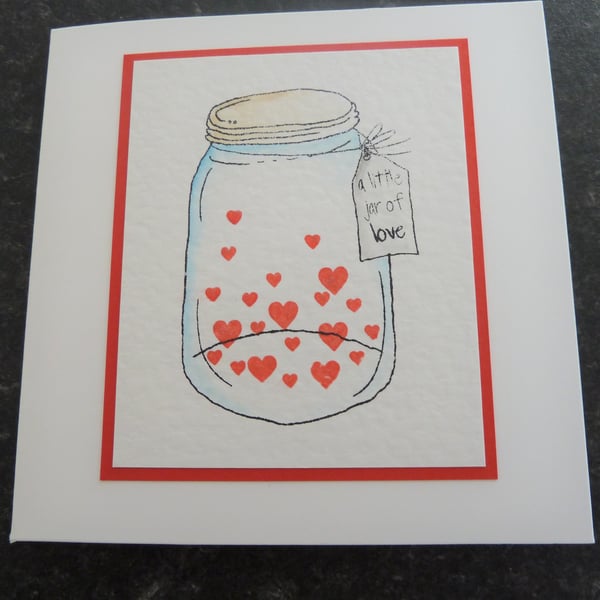 little jar of love card