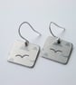 Cloud earrings with seagull - Image 3