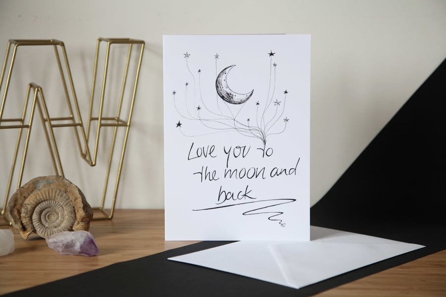 Love You to the Moon and Back, Greetings Card