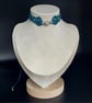 Teal Choker with Cloisonné bead