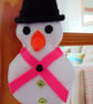 Festive Hanging Snowman Decoration - Image 9
