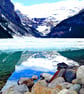 Lake Louise Victoria Glacier Alberta Canada Photograph Print