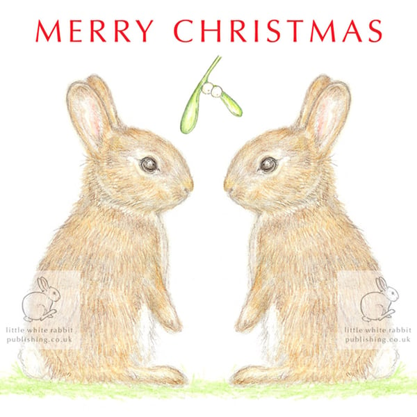 Little Wild Rabbits - Christmas Card