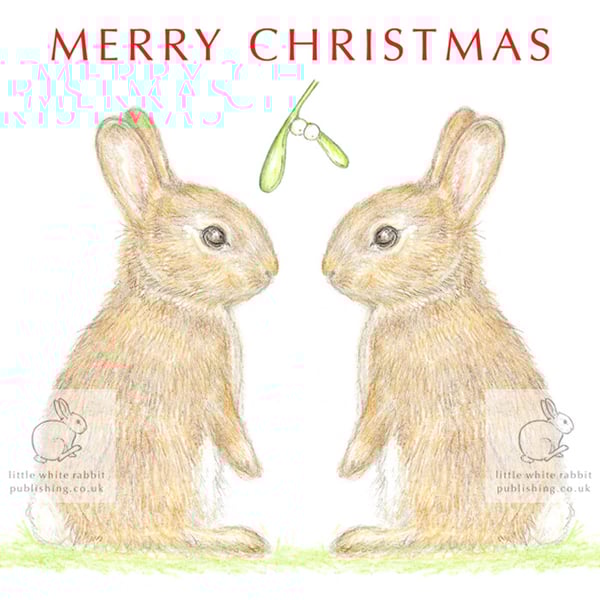 Little Wild Rabbits - Christmas Card