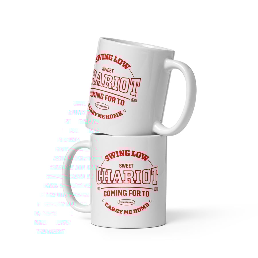Swing Low Sweet Chariot Rugby Mug – Six Nations England Fan Gift