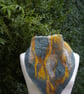 Merino Wool Felted Set Scarf Hat and Mittens - Image 5