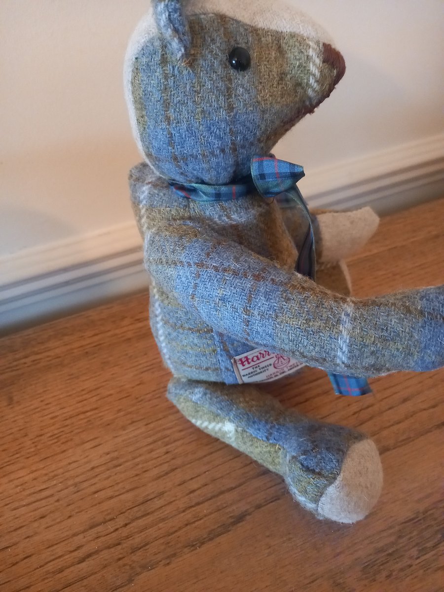 Harris Tweed Teddy Bear