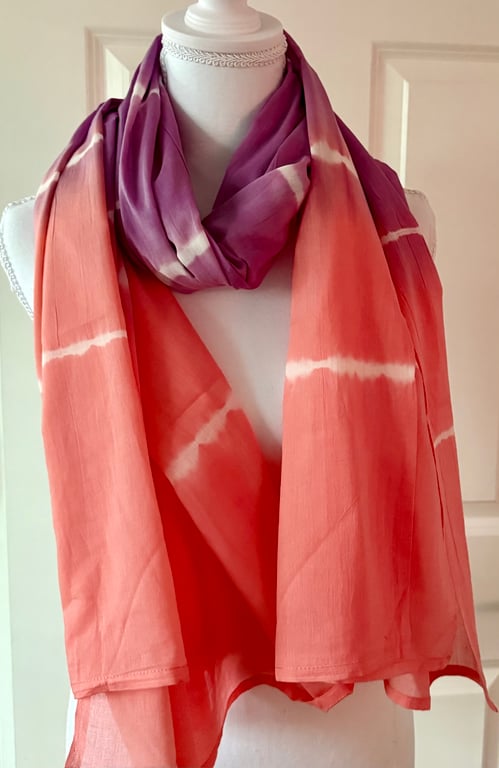 Hand Block Print Cotton Scarf