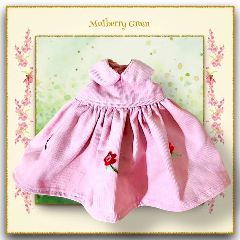 Pink Baby Cord Dress