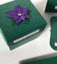 Christmas. 4 gift tags. Christmas poinsettia gift tags. CC593.  - Image 10