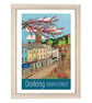 Dorking South Street travel poster print by Susie West