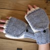 Hand knitted ladies gloves