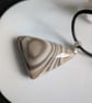 Handcrafted Stone Pendant with 44cm Rope Necklace - Image 2