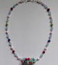 Summer Meadow - Handcrafted Colourful Beaded Cluster Necklace - Image 8