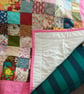 Quilted Baby Floor Mat, Patchwork Design - Image 3