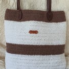Hand crafted crochet handbag 
