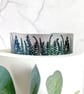 Fern cuff bracelet in aluminium with green ferns. Personalised gifts. (62) - Image 1